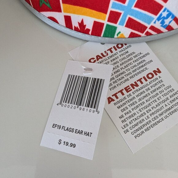 Mickey Mouse Ears Hat - Disney EPCOT World Showcase Country Flags - Picture 2 of 8